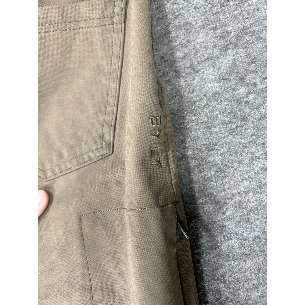 BYLT Everyday 2.0 Pants Mens 30 Brown Performance Stretch Slim‎ Fit Chino 30x29